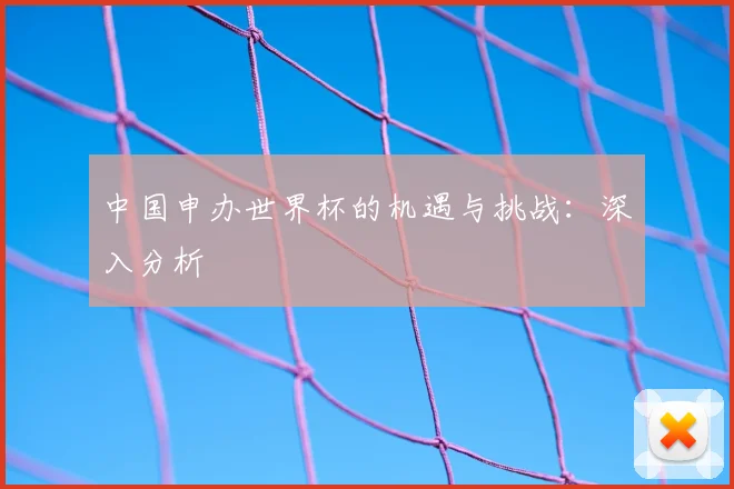 中国申办世界杯的机遇与挑战:深入分析
